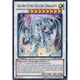 YU-GI-OH! - Azure-Eyes Silver Dragon (SDBE-EN040) - Structure Deck: Saga of Blue-Eyes White Dragon - 1st Edition - Ultra Rare