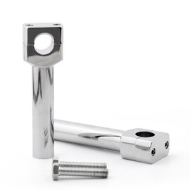 Mad Hornets 6" Motorcycle Handlebar Handle Riser Set for Harley Davidson 1" Bar Chrome