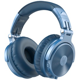 OneOdio Bluetooth Kopfhörer Over Ear [Bis zu 110 Std & BT 5.2] Kopfhörer Kabellos Bluetooth mit 50mm Treiber, HiFi Stereo Faltbares Wireless Headphones mit Mikrofon für Laptop/Handy/PC - Himmelblau