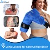 Atsuwell Shoulder Ice Pack Rotator Cuff Cold Compression, Reusable Gel