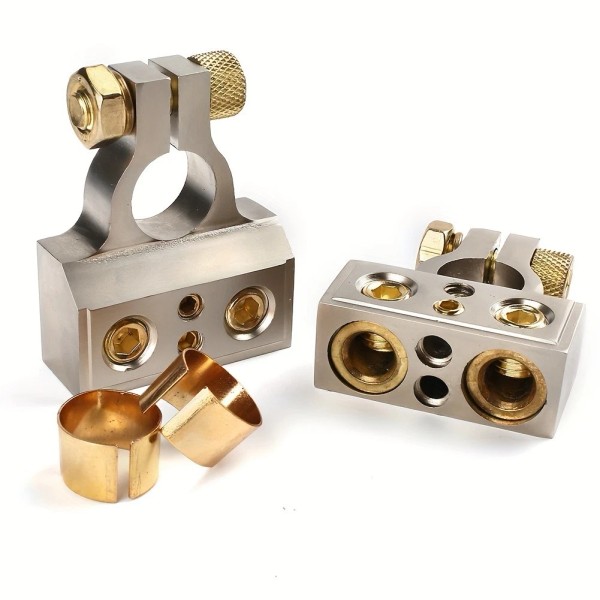 Unbranded Rock - Solid Secure Connection Battery Terminals Suitable for