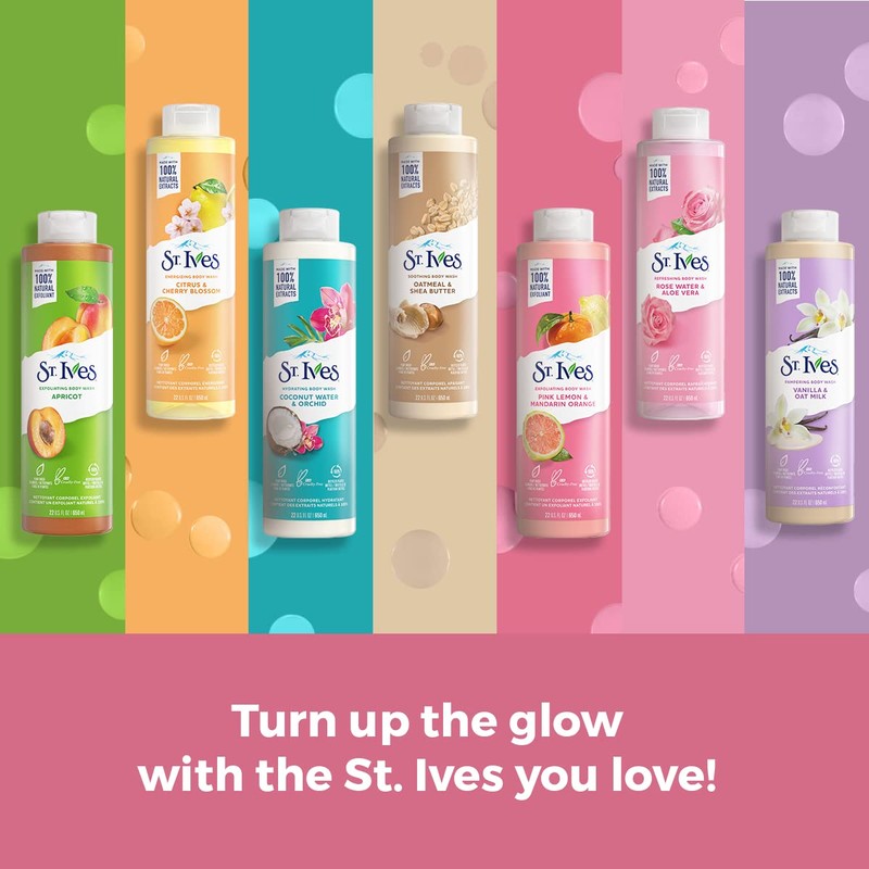 St. Ives Body Wash Pink Lemon and Mandarin Orange 22