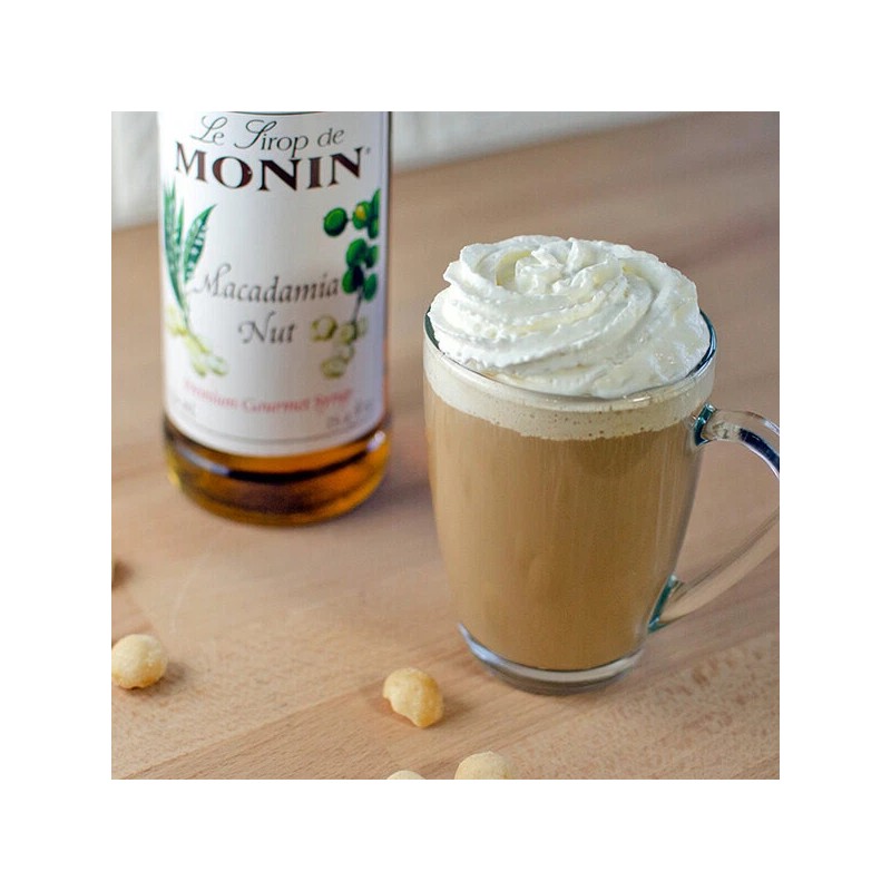FixtureDisplays Monin Premium Macadamia Nut Flavoring Syrup 750 mL 544SYPAR048A