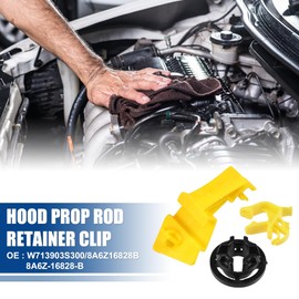 ACROPIX Hood Prop Rod Holder Hood Clips Hood Rod Clip Fit for Ford C-Max for Ford No.W713903S300/8A6Z16828B - Pack of 3