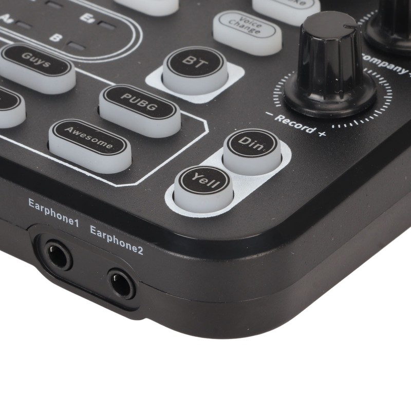 Live Sound Card with Multi Sound Effects Bluetooth Noise Reduction