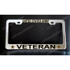 none UNITED STATES ARMY VETERAN License Plate Frame - Chrome