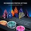 SUNLU Silk Dual Color Pla Filament, Silk PLA 3D Printer
