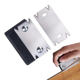 ZORZA 1Set Precision Handheld Woodworking Edge Trimmer Portable Edge Banding Cutter for ABS Veneer Ideal Deburring & Chamfering Fillet Scraper Tool for Woodworkers