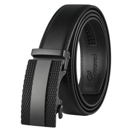 Lavemi Men's Real Leather Ratchet Dress Casual Belt, Cut to Exact Fit,Elegant Gift Box(25-1056)