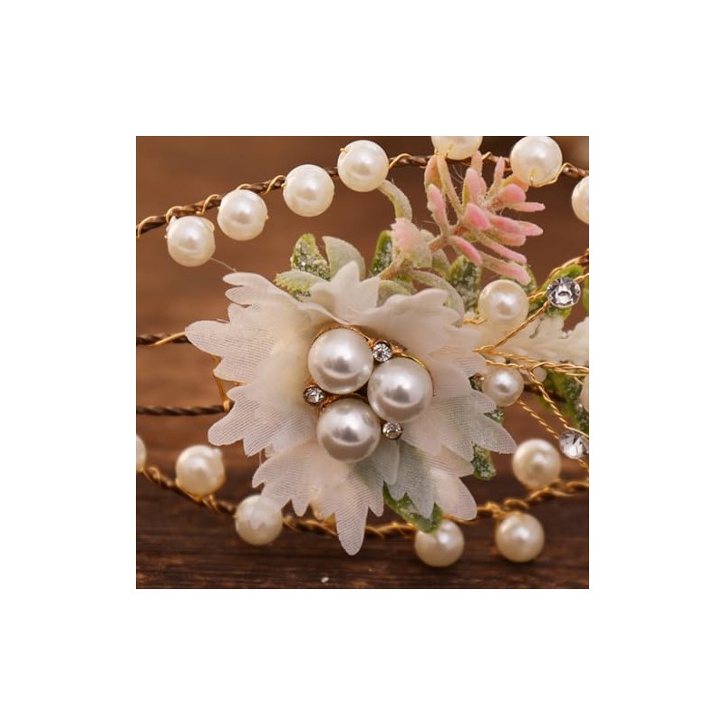 Diadema de Flores, Tocado de Flores, Tocado Floral para Novia,