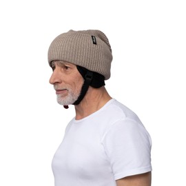Ribcap Lenny Medical Grade Protective Helmet | Brown | Large (Head Circumference 59-61 cm) | Soft Helmet for Epilepsy | Protective Helmet for Seizures | Fashionable and No Stigma
