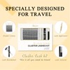 QUEWEL Eyelash Cluster, 144 Pieces DIY Eyelash Extensions Set, Super
