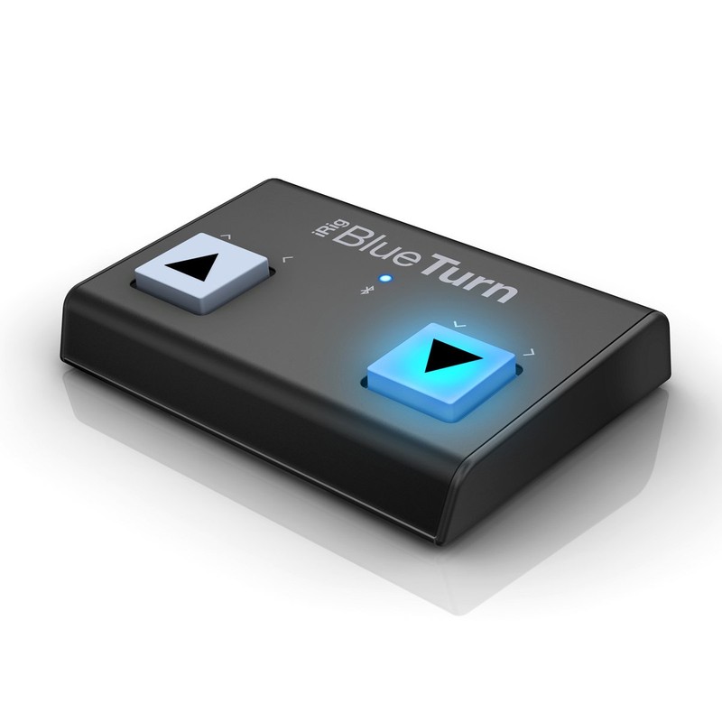 IK Multimedia iRig BlueTurn Bluetooth Foot Switch Pedal IKM-OT-00057c