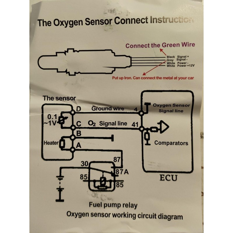 Genérico AFR Wideband-Gauge Watch with Broadband Lambda Sensor