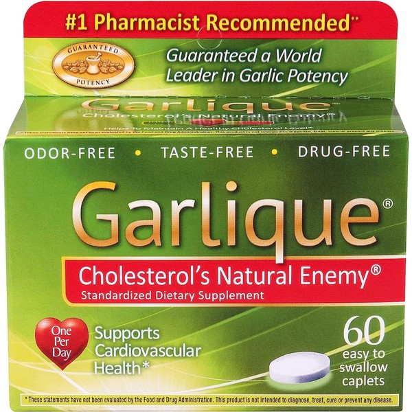 Garlique Garlique Garlic, Caplets (Pack of 4)