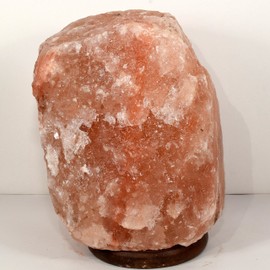 Huge 22.3lb 9.5" Pink Himalayan Salt Crystal Lamp Natural Rough Mineral Stone Rock Decor Night Light Lamp Halite Specimen w/Cord and LED Bulb