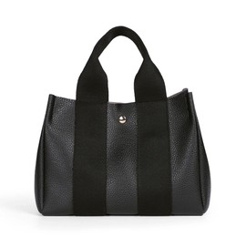 Liz Days Women's Tote Bag with Inner Bag, Tape Handle, Commute, IC Card Pocket, S, Black