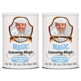 Chef Paul Magic Seasoning Blends Pork & Veal Magic | Bold & Smoky Seasoning | Perfect for BBQ, Grilling, and Roasting | All Purpose Seasoning Blend for Pork, Veal & Lamb | 24 oz (Pack Of 2)