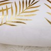 sourcing map Pack of 2 Throw Pillow Cover Gold Leaves
