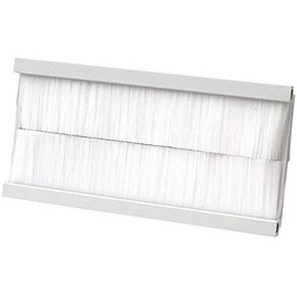 Brush Module, White, 100X50MM, Wall Plates and Floor Boxes Audio Visual Cable, Qty X 1 | SX7214WH
