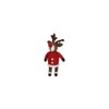 Gisela Graham : Christmas Decoration : Reindeer in a Santa