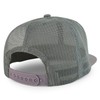 Trendy Apparel Shop Plain Solid Cotton Mesh Flatbill Snapback Cap