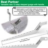 PKPKAUT 3PCS 4" Welding Wedge for Pipe Fitting and Metalwork
