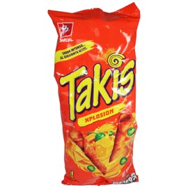 Takis Nacho Xplosion Corn Chips Tortilla Chips, 190g (6.7oz)