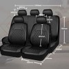 Funda de Asiento de Coche de 9 Piezas, Protector de