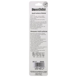 Uchida 200-C-7 Marvy Deco Color Fine Point Paint Marker, Orange