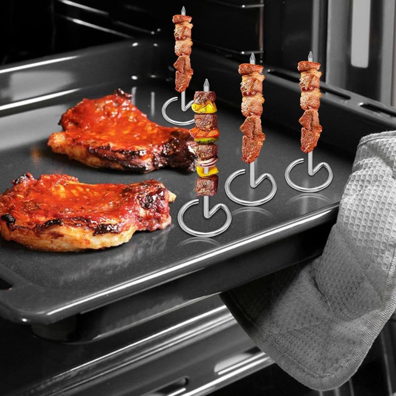 Skewers for Air Fryer, Pack of 10 Meat Skewers for