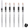 White Eyeliner Pencil Set, 6 Eye Liner Pencils With Sharpener,
