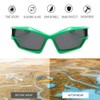 BAWUYI Cool Futuristic Y2K Sunglasses for Men Women Sports Wrap