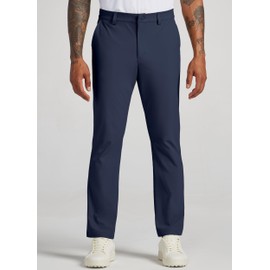 Willit Mens Golf Pants Stretch Dress Pants Quick Dry Work Business Slacks Casual Pants with 4 Pockets Navy 34W x 30L