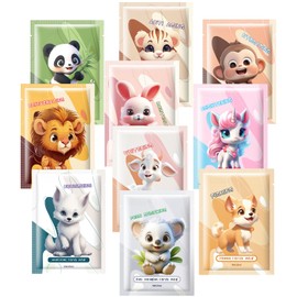 Lovely Animals Sheet Masks 10 PCS, Hydrating Face Mask Sets for Teenage Girls, Perfect Face Mask Gift Sets for Women, Face Masks Skincare for Dry, Dull & Tired Skin, Womens & Mens Face Mask