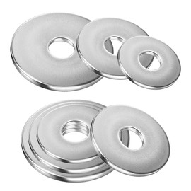 Drenky Large Washers Stainless Steel Pack of 20 M10 x 20 mm Thickness 2 mm Washers Rustproof A2 V2A Body Washers Flat DIN 125 Flat Washers for Screws & Nuts & Threaded Rods