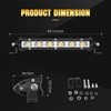 PICAA LED Work Light 7 Inch 22.5 cm 30 W