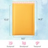 UCGOU Kraft Bubble Mailers 9.5x14.5 Inch 25 Pack Yellow Padded