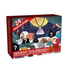 Advent Calendar 2024 Children, Christmas Countdown Calendar, Natural Gemstones the Best Gift Girls, 24 Days Christmas Advent Calendar Countdown Surprises, Boys