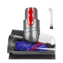 Mini Motorized Tool Brush Head Compatible with Dyson V12 Detect Slim/ V10 Digital Slim / SV18/ SV20 Vacuum Part, Anti-Tangle Attachment Replacement Head Suitable for Long Hair and Pet Hair