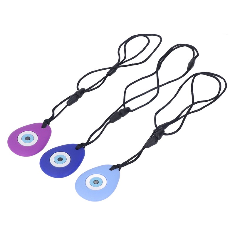 3pcs Drop Shaped Baby Teething Toy Soft Portable Silicone Infant