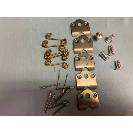 1/4 Turn Fasteners 5 STEEL 5/16” BY.600”1/4 Quick Turn DOME HEAD Dzus Fasteners , Kit