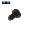QUARKZMAN Pack of 16 Black Rubber Stoppers, 3.5 mm Plug