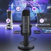 ZealSound USB Microphone, Condenser Microphone, PC Microphone, Tabletop Microphone, Unidirectional