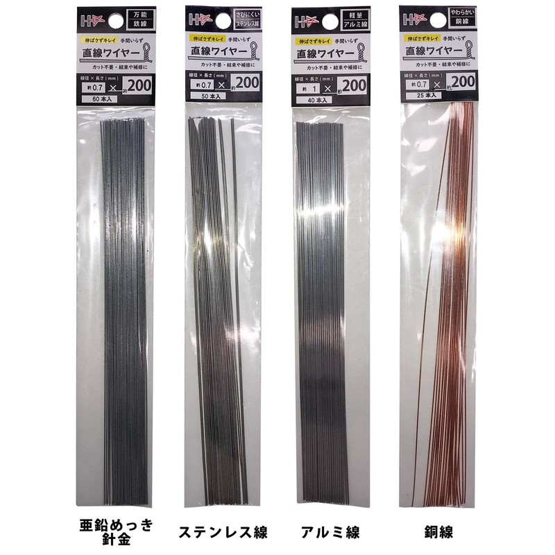DAIDOHANT 10155396 Straight Wire Copper Wire 0.03 inch (0.9 mm)