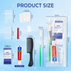 10 Sets Personal Hygiene Kit Bulk,Green 9-in-1 Travel Size