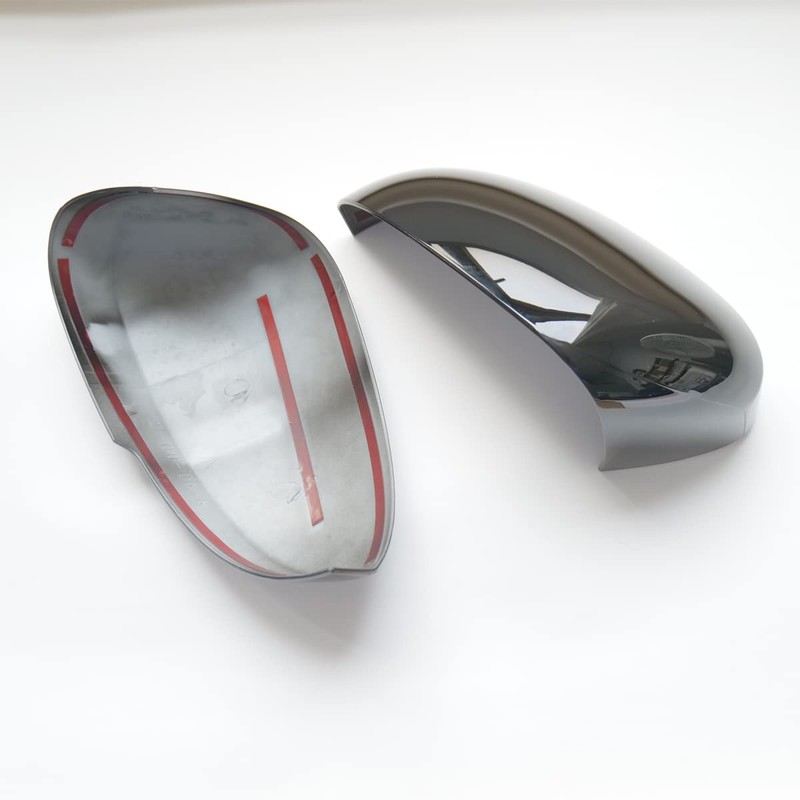 CYAuto New 2pcs Door Exterior Rearview Mirror Cover Cap Trim