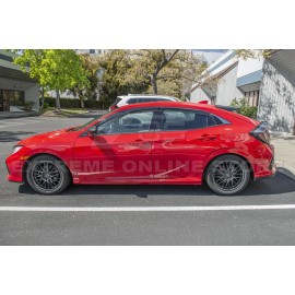 EOS Visors For 16-21 Honda Civic 5Dr Hatch JDM MUGEN Style Side Vents Shade Window Visors