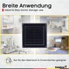 Steinberg14 White Ventilation Grille 150 x 150 mm - Plastic