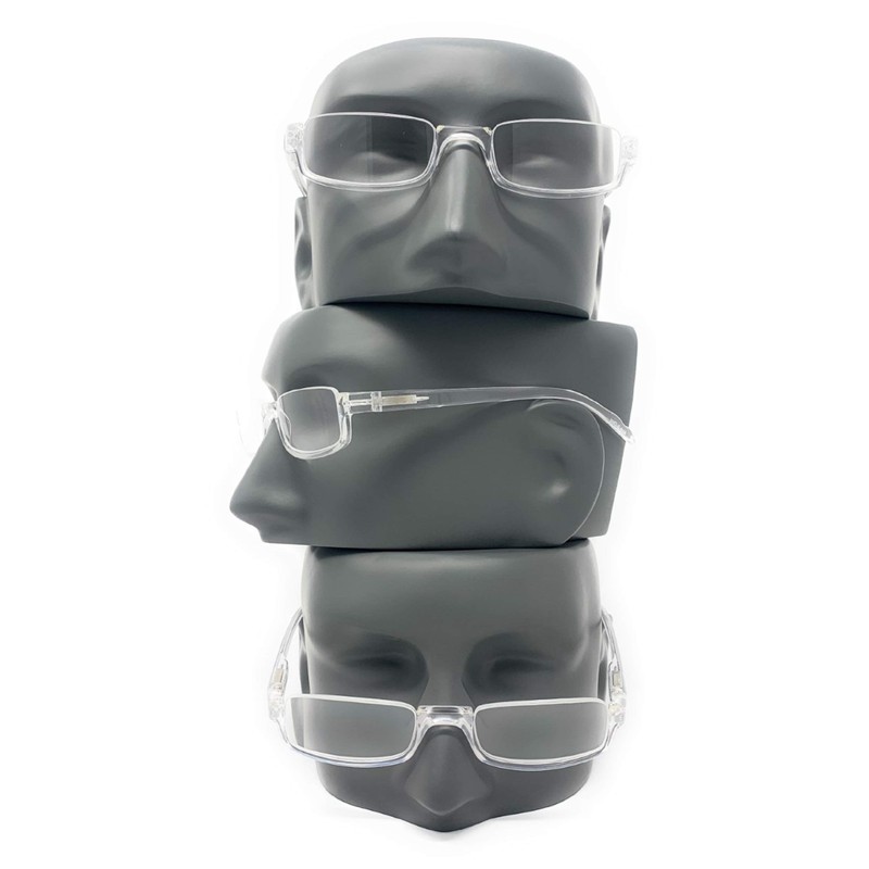 Incredible Bargains The Parker Rectangle Half Frame Reading Glasses, Unisex